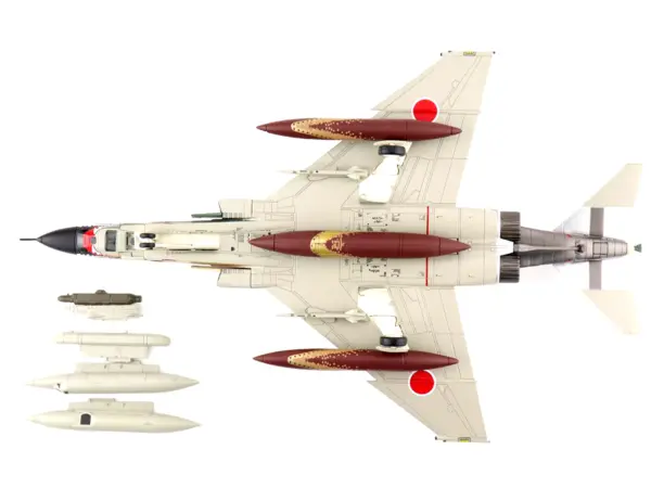 McDonnell Douglas RF-4E Phantom II Fighter Aircraft 57-6907 JASDF "501 SQ Final Year 2020" "Air Power Series" 1/72 Scale Model by Hobby Master #5