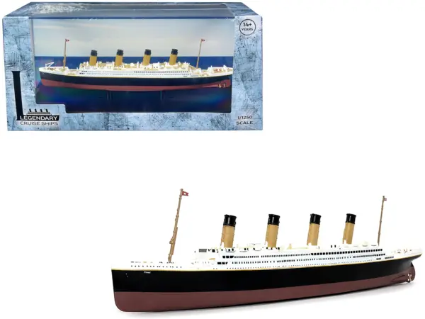 RMS Titanic Passenger Ship 1/1250 Diecast Model by Legendary Cruise Ships #1