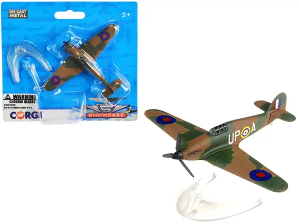 Hawker Hurricane Fighter Aircraft "RAF" "Showcase" Series Diecast Model by Corgi #1