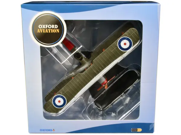 De Havilland DH4 Bomber Plane "5 Squadron Royal Naval Air Service" (1918) "Oxford Aviation" Series 1/72 Diecast Model Airplane by Oxford Diecast #3