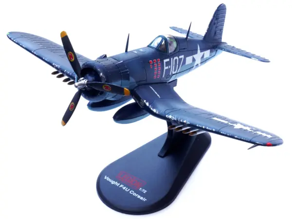 Vought F4U-1D Corsair Fighter Plane "1st Lt. Phillip DeLong Marine Fighter Squadron (VMF-224)" (1945) 1/72 Diecast Airplane Model by Legion #5