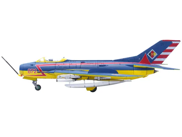 Mikoyan-Gurevich MiG-19S Farmer C Fighter Aircraft "1 Staffel/JG-3. Preschen." 5th World Aerobatic Championships (1968) "Wing" Series 1/72 Diecast Model by Panzerkampf #2