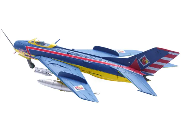 Mikoyan-Gurevich MiG-19S Farmer C Fighter Aircraft "1 Staffel/JG-3. Preschen." 5th World Aerobatic Championships (1968) "Wing" Series 1/72 Diecast Model by Panzerkampf #4