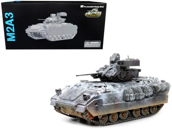 United States M2A3 Bradley IFV (Infantry Fighting Vehicle) Camouflage (Snowy Version) "NEO Dragon Armor" Series 1/72 Plastic Model by Dragon Models #1