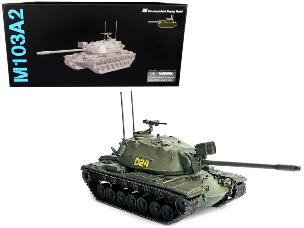 United States M103A2 Heavy Tank D24 Olive Drab "NEO Dragon Armor" Series 1/72 Plastic Model by Dragon Models #1