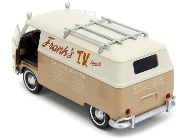 Volkswagen Bus "WheelJack" Tan and Beige "Frank's TV Repair" "Transformers: Rise of the Beasts" (2023) Movie "Hollywood Rides" Series 1/32 Diecast Model Car by Jada #4