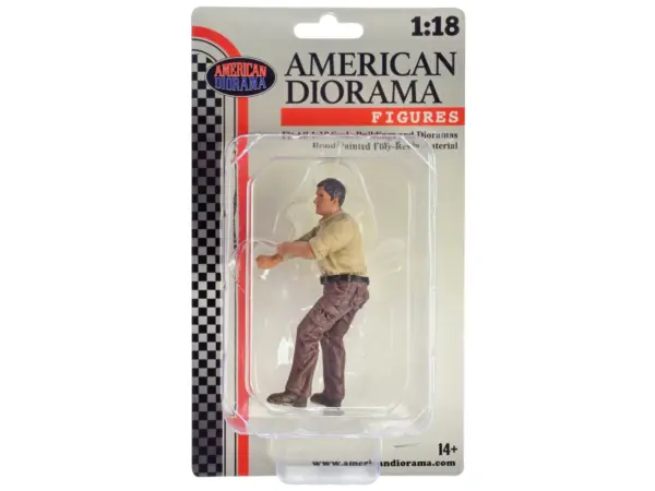 "4X4 Mechanic" Figure 3 for 1/18 Scale Models by American Diorama #4