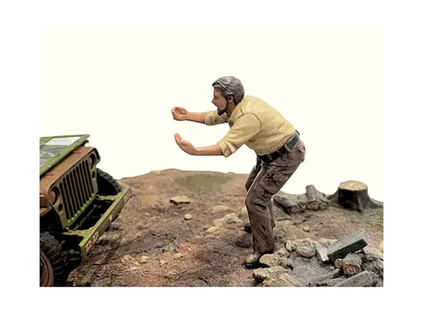 "4X4 Mechanic" Figure 6 for 1/18 Scale Models by American Diorama #2