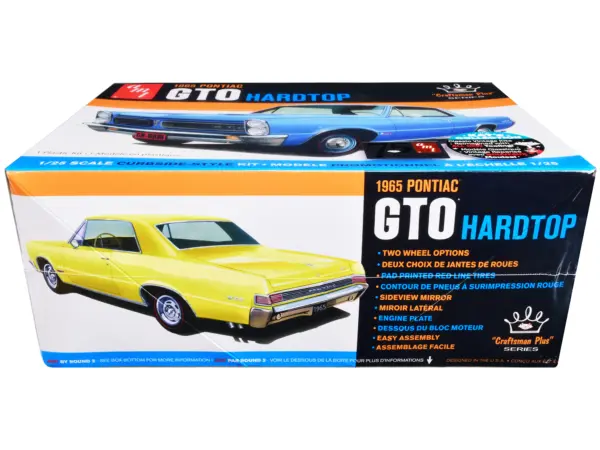 Skill 2 Model Kit 1965 Pontiac GTO Hardtop "Craftsman Plus" Series 1/25 Scale Model by AMT #2