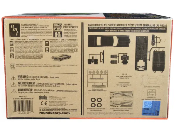 Skill 2 Model Kit 1970 Buick Wildcat Hardtop "Craftsman Plus" Series 1/25 Scale Model by AMT #4