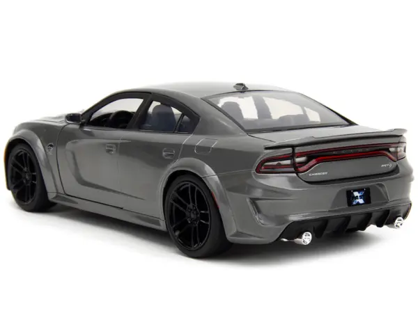 2021 Dodge Charger SRT Hellcat Gray Metallic "Fast X" (2023) Movie "Fast & Furious" Series 1/24 Diecast Model Car by Jada #5