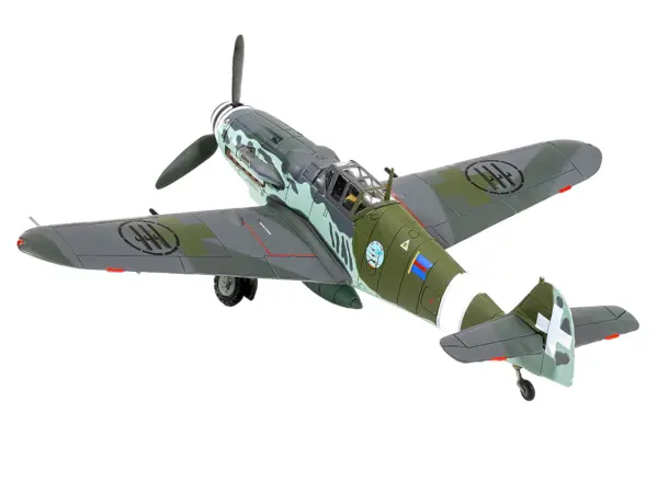 Messerschmitt Me109G-6 (Trop) Fighter Aircraft "Maggiore Antonio Vizzotto 150 Gruppo Gigi Tre Osei Regia Aeronautica Sicily" (July 1943) "The Aviation Archive" Series 1/72 Diecast Model by Corgi #2