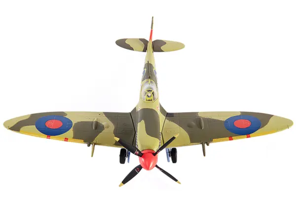 Supermarine Spitfire MK IXC Fighter Aircraft "Royal Air Force Ldr. Stanislav Skalsk Polish Combat Team North Africa" (1943) 1/72 Diecast Model by JC Wings #4