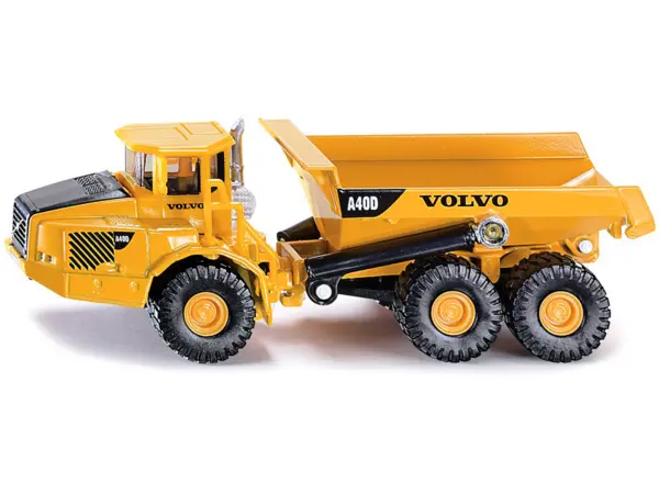 Volvo A40D Dump Truck Yellow 1/87 (HO) Diecast Model by Siku #2