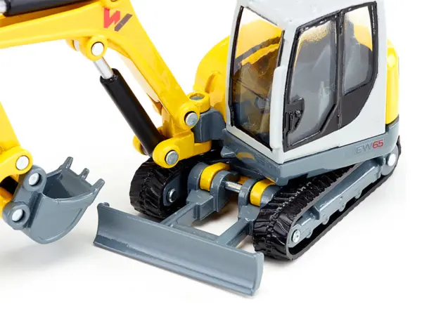 Wacker Neuson ET65 Track Excavator Yellow and Gray 1/50 Diecast Model by Siku #4