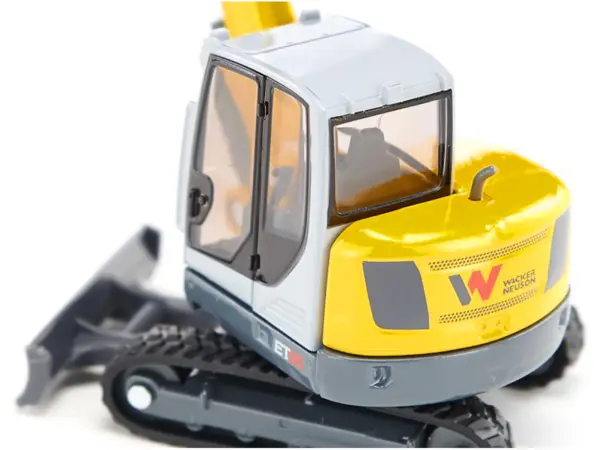 Wacker Neuson ET65 Track Excavator Yellow and Gray 1/50 Diecast Model by Siku #5