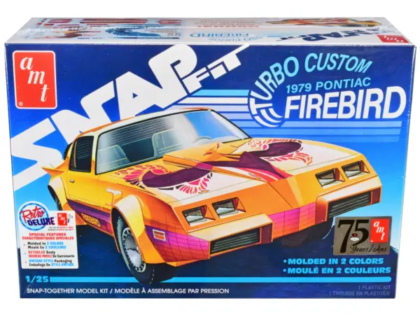Skill 1 Snap Model Kit 1979 Pontiac Firebird "Turbo Custom" 1/25 Scale Model by AMT #1
