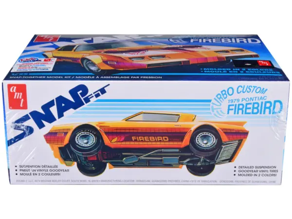 Skill 1 Snap Model Kit 1979 Pontiac Firebird "Turbo Custom" 1/25 Scale Model by AMT #3