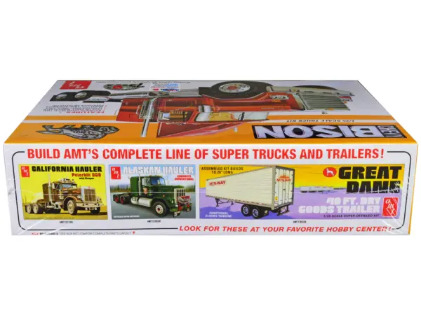 Skill 3 Model Kit Chevrolet Bison Truck Tractor 1/25 Scale Model by AMT #3