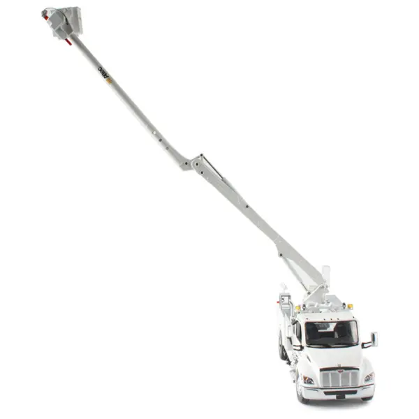 Peterbilt 536 Truck with Altec AA55 Aerial Service Body White "Transport Series" 1/32 Diecast Model by Diecast Masters #5