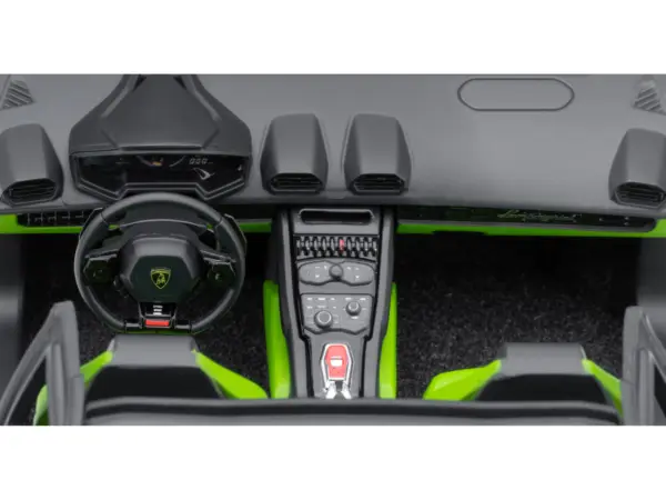 Lamborghini Huracan GT "LB-Silhouette Works" Pearl Green Metallic with Black Top 1/18 Model Car by Autoart #3