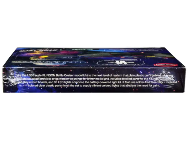 Skill 2 Model Kit Lighting Kit for Klingon Kronos One Spaceship "Star Trek VI: The Undiscovered Country" (1991) Movie 1/350 Scale Model by Polar Lights #2