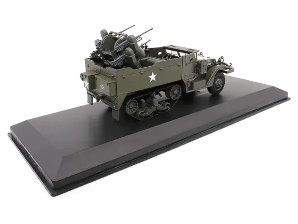 White M16 Multiple Gun Motor Carriage Olive Drab "United States Army" 1/43 Diecast Model by Militaria Die Cast #4