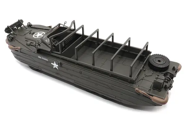GMC DUKW Amphibious Vehicle Olive Drab "United States Army" 1/43 Diecast Model by Militaria Die Cast #2
