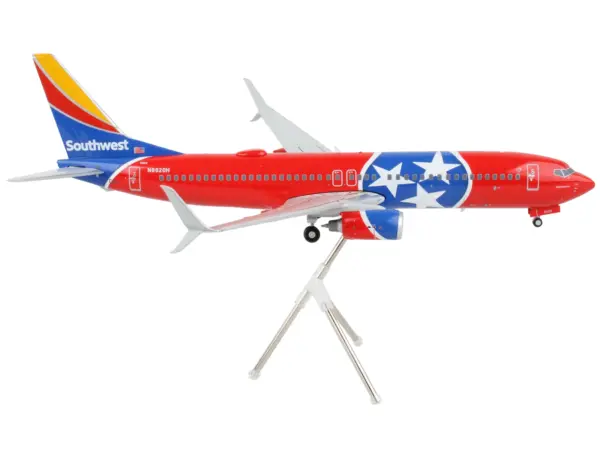 Boeing 737-800 Commercial Aircraft "Southwest Airlines - Tennessee One" Tennessee Flag Livery "Gemini 200" Series 1/200 Diecast Model Airplane by GeminiJets #2