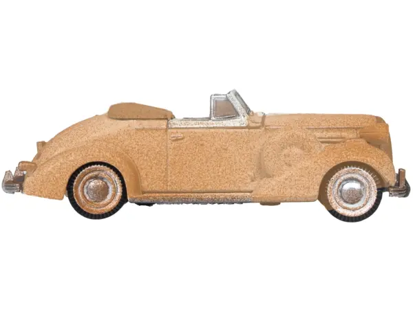1936 Buick Special Convertible Coupe Beige (Rusted) "Junkyard Project" 1/87 (HO) Scale Diecast Model Car by Oxford Diecast #2