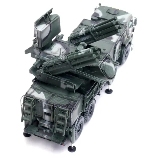 Pantsir S1 96K6 Self-Propelled Air Defense Weapon System Tri-Color Camouflage "Russia's Armed Forces" "Armor Premium" Series 1/72 Diecast Model by Panzerkampf #4
