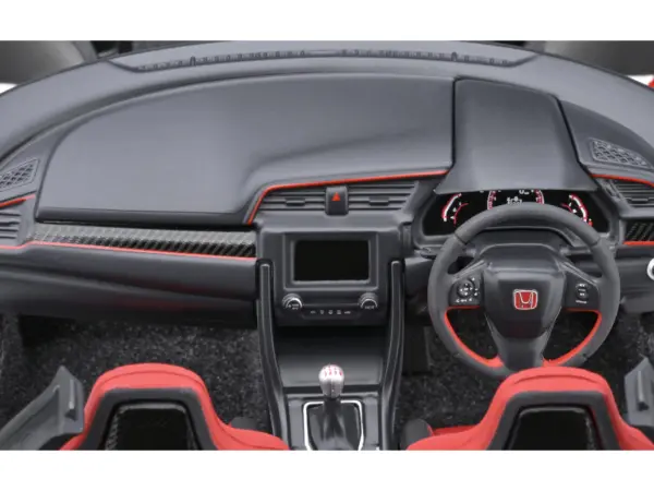 2021 Honda Civic Type R (FK8) RHD (Right Hand Drive) Crystal Black Pearl 1/18 Model Car by Autoart #3