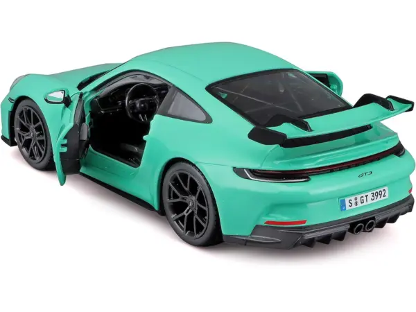 Porsche 911 GT3 Light Green 1/24 Diecast Model Car by Bburago #3