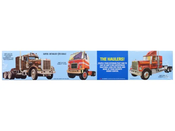 Skill 3 Model Kit Fruehauf Forty Foot Exterior Post Van Trailer "Dohrn Transfer Co." 1/25 Scale Model by AMT #3