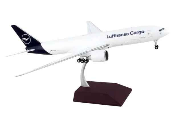 Boeing 777F Commercial Aircraft "Lufthansa Cargo" White with Blue Tail "Gemini 200 - Interactive" Series 1/200 Diecast Model Airplane by GeminiJets #3