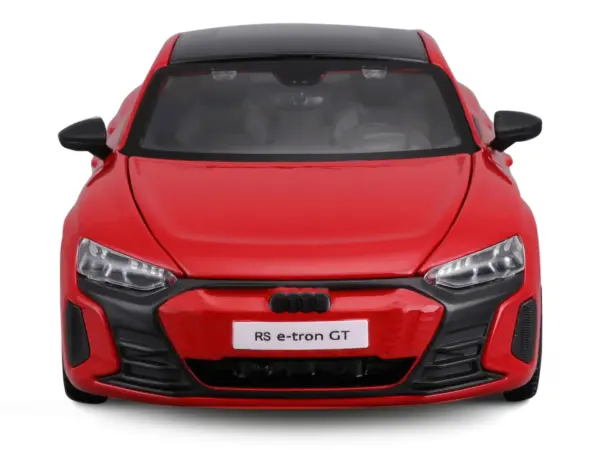 2022 Audi RS e-Tron GT Red with Black Top and Sunroof "Special Edition" Series 1/25 Diecast Model Car by Maisto #3