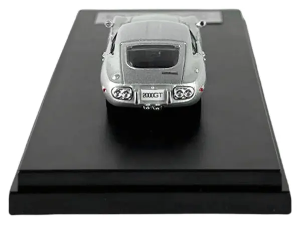 Toyota 2000GT RHD (Right Hand Drive) Silver Metallic 1/64 Diecast Model Car by LCD Models #4