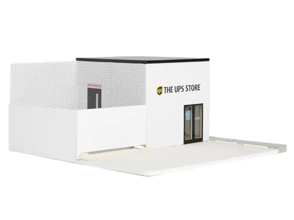 The UPS Store Diorama "Mechanic's Corner" for 1/64 Scale Models by Greenlight #2