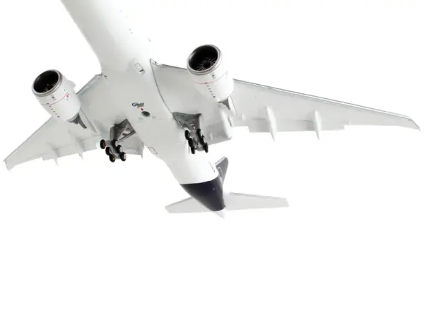 Boeing 777F Commercial Aircraft with Flaps Down "Lufthansa Cargo" White with Dark Blue Tail 1/400 Diecast Model Airplane by GeminiJets #4