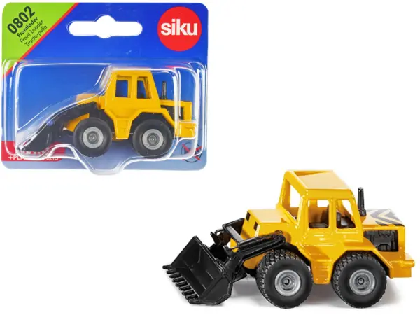 Front Loader Yellow and Black Diecast Model by Siku #1