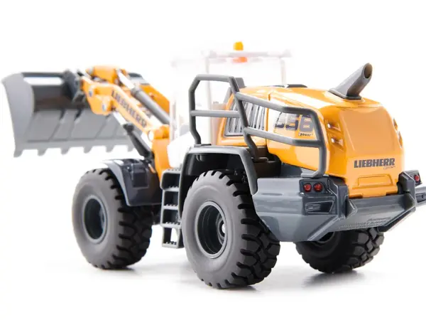 Liebherr L556 Wheel Loader Yellow with White Cabin 1/50 Diecast Model by Siku #4