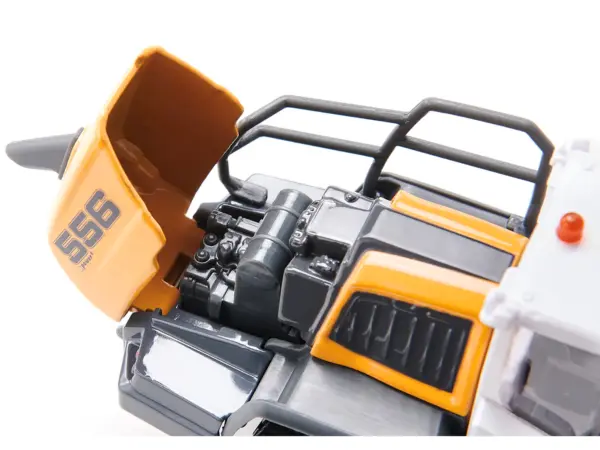 Liebherr L556 Wheel Loader Yellow with White Cabin 1/50 Diecast Model by Siku #5