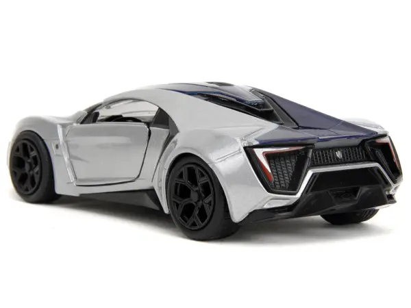 Lykan Hypersport Silver Metallic and Purple "Pink Slips" Series 1/32 Diecast Model Car by Jada #5