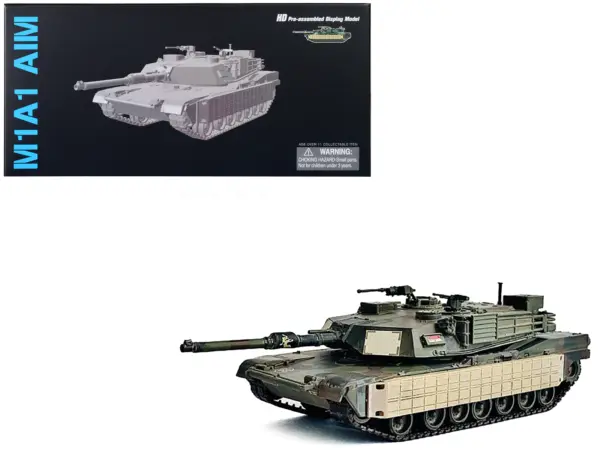 United States M1A1 AIM TUSK Tank "1-4 Cav 'Quarterhorse' 1st Infantry Division Iraq" (2004) "NEO Dragon Armor" Series 1/72 Plastic Model by Dragon Models #1