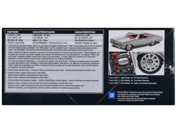 Level 5 Model Kit 1965 Chevrolet Impala "Foose Designed" 1/25 Scale Model by Revell #3