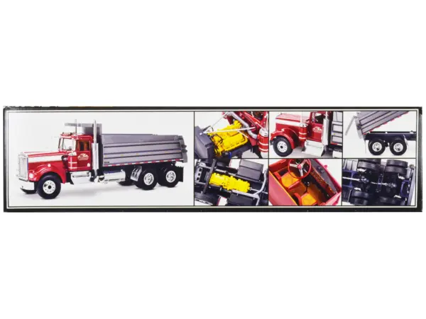 Level 5 Model Kit Kenworth W-900 Dump Truck 1/25 Scale Model by Revell #4