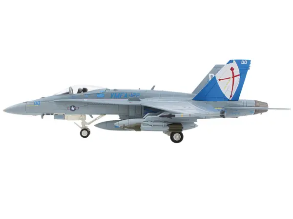 McDonnell Douglas F/A-18C Hornet Aircraft "VMFA-122 Crusaders Iwakuni AB" (2016) United States Marines "Air Power Series" 1/72 Diecast Model by Hobby Master #2
