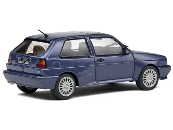 1989 Volkswagen Golf Rallye G60 Syncro Blue Metallic 1/43 Diecast Model Car by Solido #3