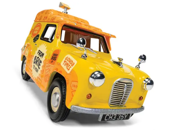Austin A35 Van RHD (Right Hand Drive) Yellow "Cheese Please" "Wallace & Gromit" Diecast Model Car by Corgi #2