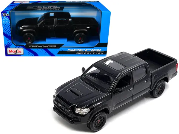 2023 Toyota Tacoma TRD PRO Pickup Truck Black Metallic with Sunroof "Special Edition" Series 1/27 Diecast Model Car by Maisto #1